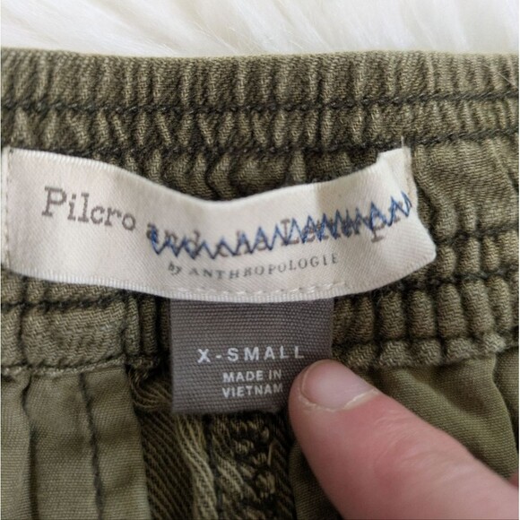 Pilcro Pilcro Lea Utility Mini Green Skater Cargo Skirt Knee-Length Casual XS - Picture 5 of 9